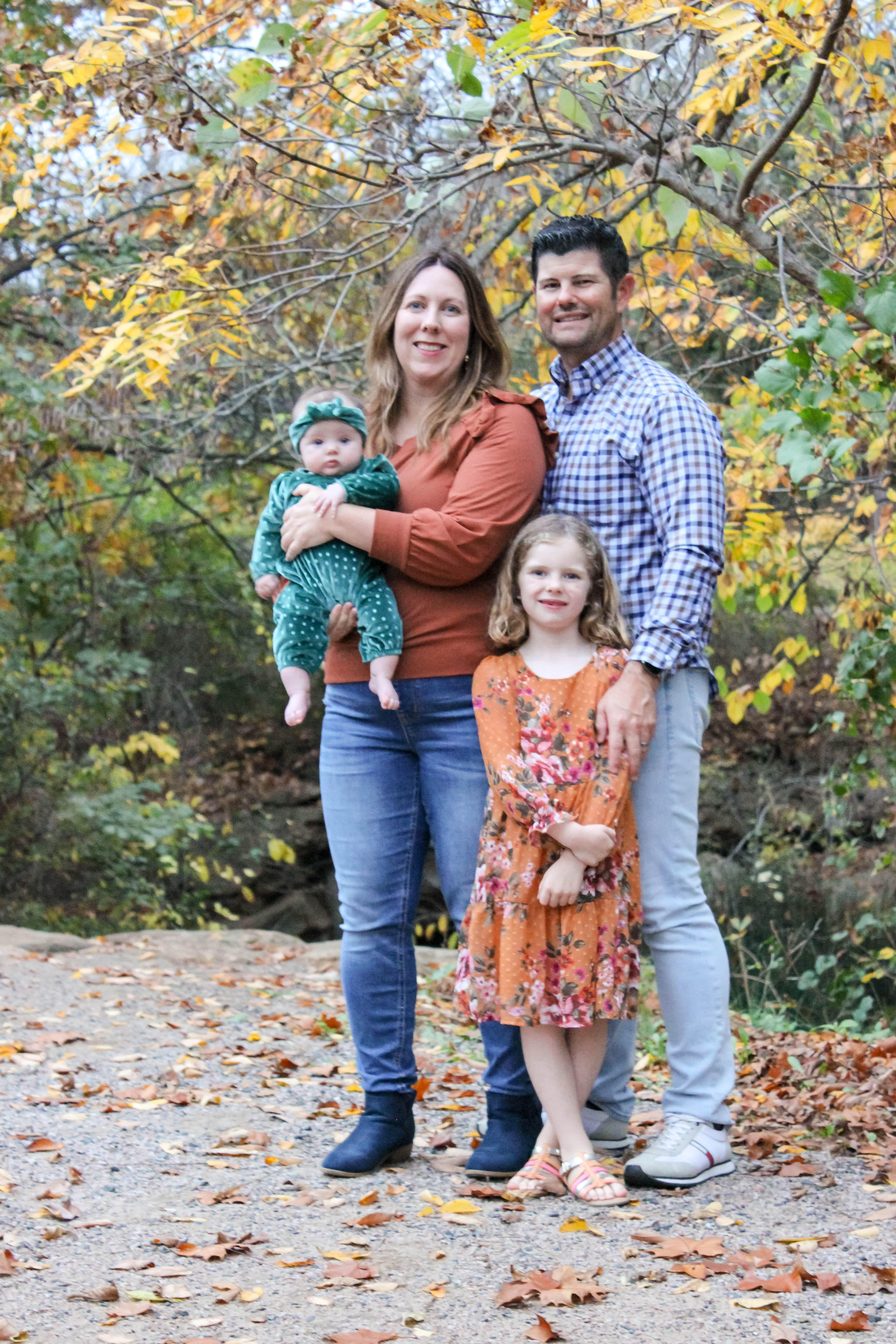 Mark with wife and two daughters